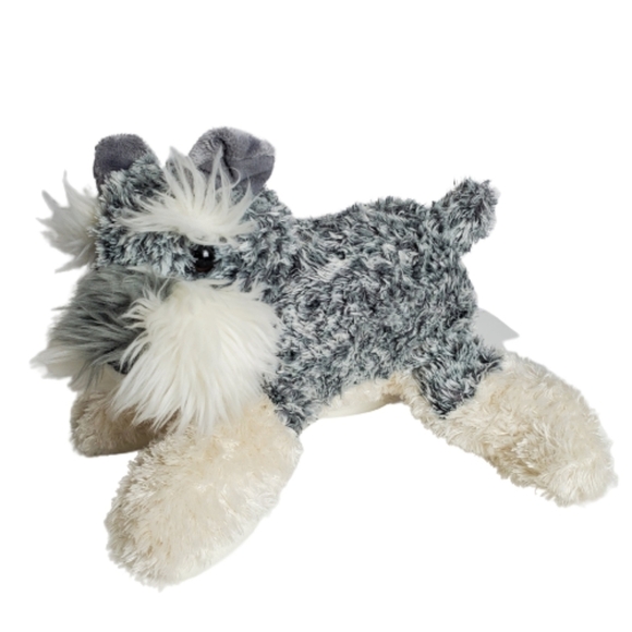 Aurora World Flopsie Stein Schnauzer Terrier Dog Puppy Stuffed Animal Plush 12" - Picture 1 of 9